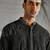 Black embroidered chanderi silk kurta set