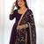 Purple festive wear designer heavy pure soft fox georgette embroidered sequins with  zari work  readymade suit