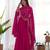 Rani pink festive wear designer heavy pure soft fox georgette embroidered sequins with  zari work  readymade suit