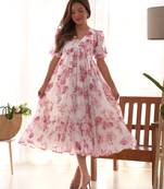 Wine festive wear designer heavy pure soft georgette  readymade suit