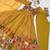 Mustard festive wear designer heavy pure soft organza silk  readymade suit