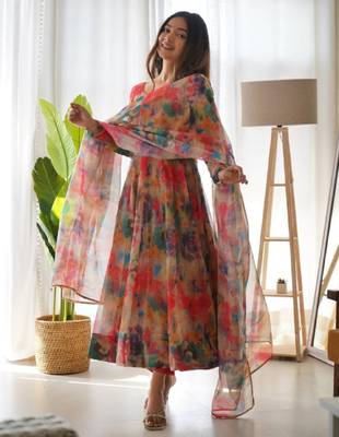 Maroon festive wear designer heavy pure roman silk chanderi sequence embroidery work readymade suit 2