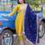 Yellow festive wear designer chinon heavy embroidery sequence work readymade suit