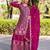 Rani pink festive wear designer chinon  readymade suit
