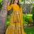 Mustard festive wear designer heavy fox georgette   readymade suit