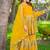 Mustard festive wear designer heavy fox georgette   readymade suit