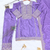 Lavender festive wear designer chinon heavy embroidery sequence work readymade suit