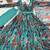Multi festive wear designer heavy pure soft tabby organza silk flower print work readymade suit