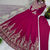 Pink festive wear designer heavy georgette multi thread heavy 5mm embroidery sequence work readymade suit