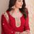 Maroon festive wear designer faux blooming georgette zari & sequins embroidered work readymade suit