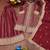 Maroon festive wear designer chinon sequence embroidery work readymade suit