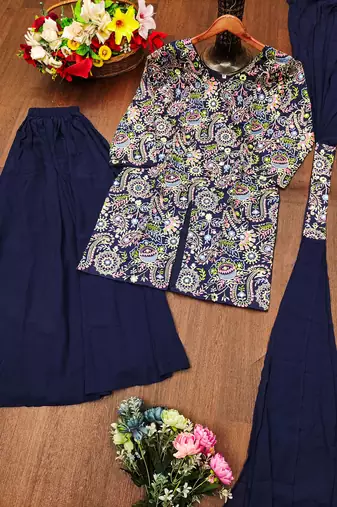 Multi festive wear designer tapeta silk sequence embroidery work and real mirror work  readymade suit