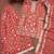 Peach festive wear designer fox georgette sequence embroidery work readymade suit