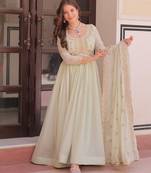 Pista festive wear designer star georgette sequence multi embroidered work readymade suit