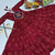 Maroon festive wear designer faux georgette gamathi work with real mirror work readymade suit