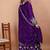 Purple festive wear designer chinon coding sequence embroidery work & rivet moti work  readymade suit