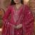 Pink festive wear designer chinon multi sequence embroidery work readymade suit