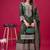 Green festive wear designer trendy elementary designer readymade suit collection