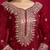 Maroon festive wear designer trendy elementary designer readymade suit collection