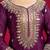 Purple festive wear designer trendy elementary designer readymade suit collection
