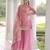 Pink festive wear designer fendy silk sequins embroidered work readymade suit