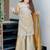 Beige festive wear designer pure jimmy choo silk embroidery sequence work readymade suit