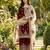 Maroon festive wear designer pure gmy silk heavy embroidery sequence work readymade suit