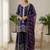 Purple festive wear designer pure fendy silk sequence work readymade suit