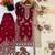 Maroon festive wear designer pure gmy silk heavy embroidery sequence work readymade suit