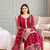 Pink festive wear designer pure fendy silk sequence work readymade suit