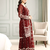 Maroon festive wear designer pure fendy silk sequence work readymade suit