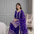 Blue festive wear designer pure fendy silk sequence work readymade suit