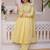 Superb Yellow Bead Embroidered Chanderi Haldi Wear Salwar Kameez