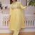 Superb Yellow Bead Embroidered Chanderi Haldi Wear Salwar Kameez