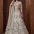 Sparkling Cream Zari Work Net Reception Wear Lehenga Choli With Dupatta