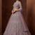 Breathtaking Lavender Zircon Work Net Bridesmaid Lehenga With Blouse