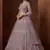 Breathtaking Lavender Zircon Work Net Bridesmaid Lehenga With Blouse
