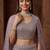 Breathtaking Lavender Zircon Work Net Bridesmaid Lehenga With Blouse