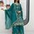 Womens new  heavy fox georgette fabric with heavy embroidery wrok kurta set