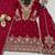 Womens new  wedding wear heavy embroidery thread work kurta set