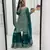 Womens new  heavy fox georgette fabric with heavy embroidery wrok kurta set
