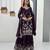Womens new  heavy fox georgette fabric with heavy embroidery wrok kurta set