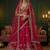 Alluring Pink Embroidered Silk Bridal Lehenga Choli With Double Dupatta
