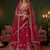 Alluring Pink Embroidered Silk Bridal Lehenga Choli With Double Dupatta
