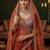 Tantalizing Orange Dori Work Silk Bridal Lehenga Choli With Double Dupatta