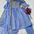 Awesome Sky Blue Bead Embroidered Chanderi Event Wear Salwar Kameez