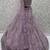 Breathtaking Lavender Zircon Work Net Bridesmaid Lehenga With Blouse