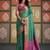 Green patola silk party wear saree