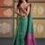 Green patola silk party wear saree