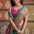 Green patola silk party wear saree
